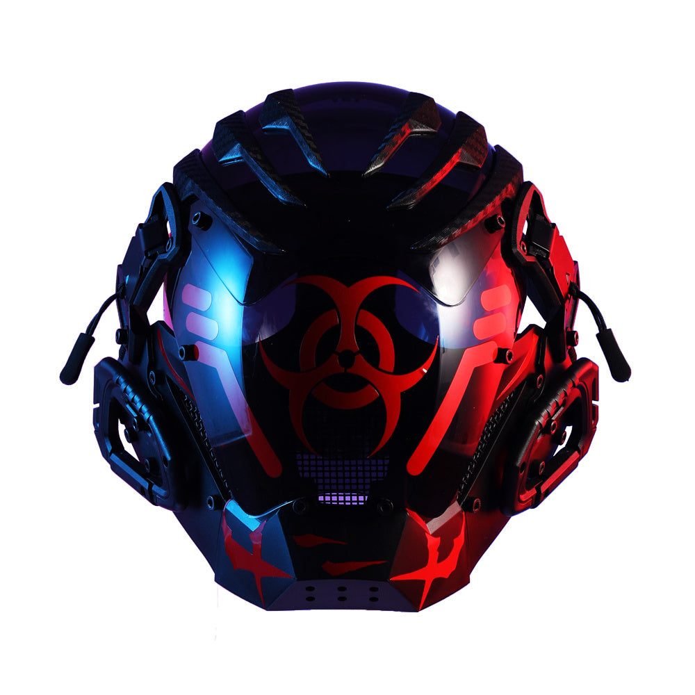 Bioweapon Black Mask Tech Creative Prop Mask Full Face surd