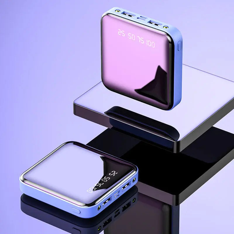 Mirror Power Bank Large Capacity Mobile Power Supply null